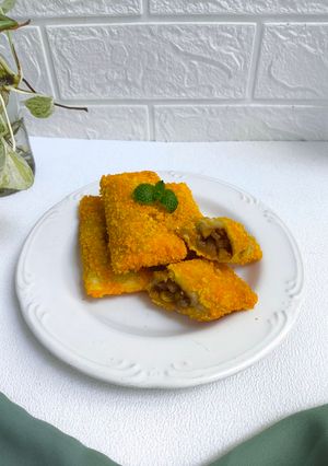 Foto resep Crispy Apple pie (roti tawar)