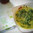 Gulai daun ubi bunga kincung/kecombrang