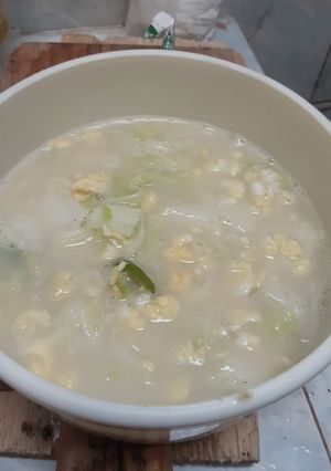 Foto resep Sayur sawi putih+telur super simple ala mamii will