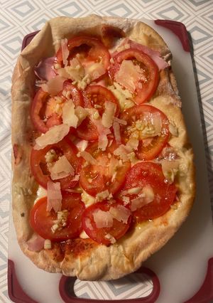 Una foto de Pizza casera