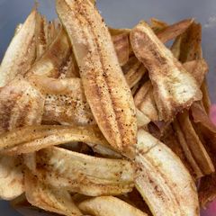 A picture of Raw banana Chips.