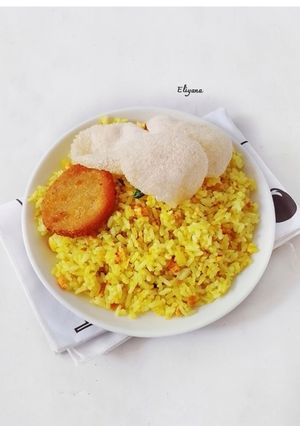 Foto resep Nasi goreng kunyit