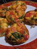 Muffins de espinaca y tomate