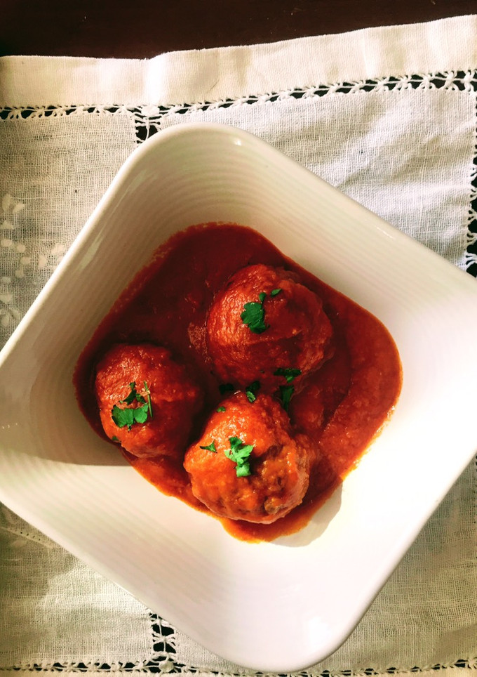 Una foto de Súper albóndigas con tomate al comino