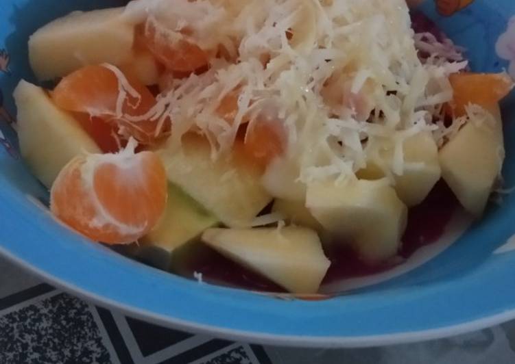 Resep Salad buah segar Anti Gagal