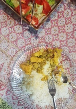 عکسی از دستور خوراک مرغ و قارچ