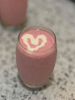 Hình của món Sinh tố dâu chuối.