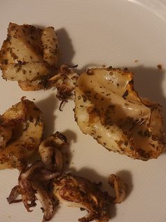 Una foto de Calamares al horno en freidora de aire Cosori LI401S 3.8L