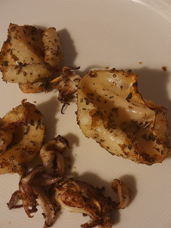 Una foto de Calamares al horno en freidora de aire Cosori LI401S 3.8L