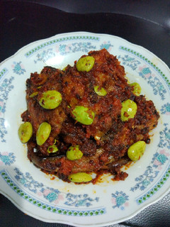 Foto resep Iwak pe asap masak sambel pete