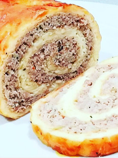 Una foto de Rollo de carne picada
