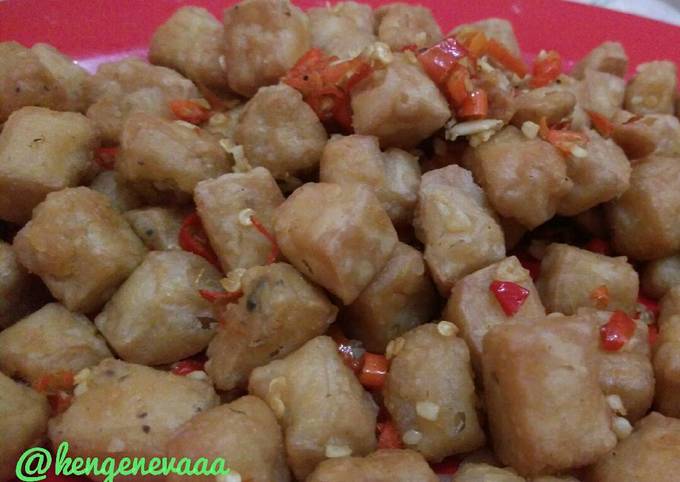 Resep Tahu Krispi Pedas Gurih Oleh Ken Geneva Cookpad