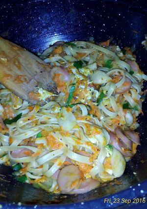 Foto resep Fetucine simple lidah indonesia 😀