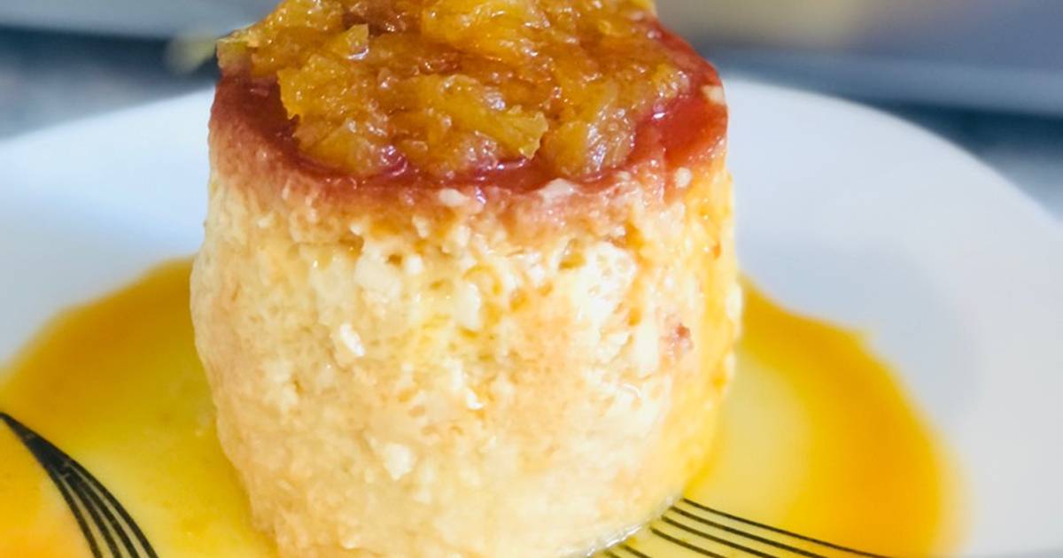 Flan con crema - 824 recetas caseras- Cookpad