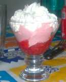 Espuma de fresas