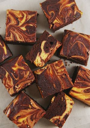 Foto resep Red velvet cream cheese brownies