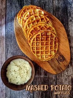 Gambar Mashed Potato Waffles