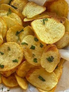 عکسی از دستور چیپس خانگی