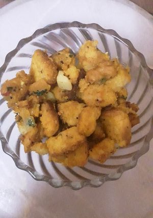 A picture of Bread poha.