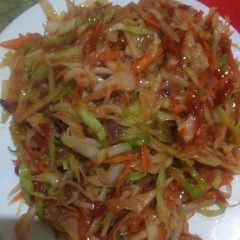 A picture of Fried cabbage#authormarathon#.