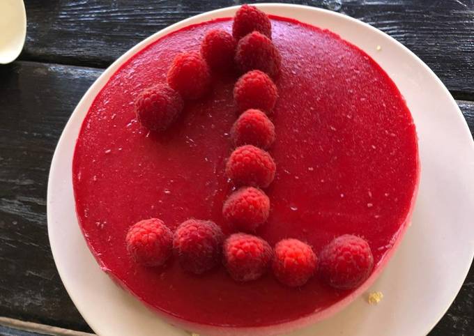 Bavarois aux framboises