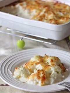 Una foto de Coliflor gratinada