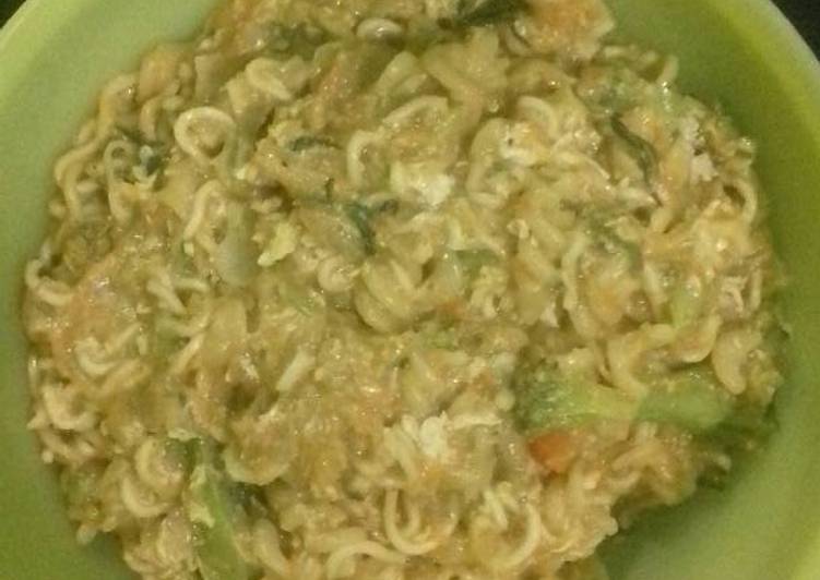 Langkah Membuat Mie goreng Maccaroni campurcampur yang Enak Banget