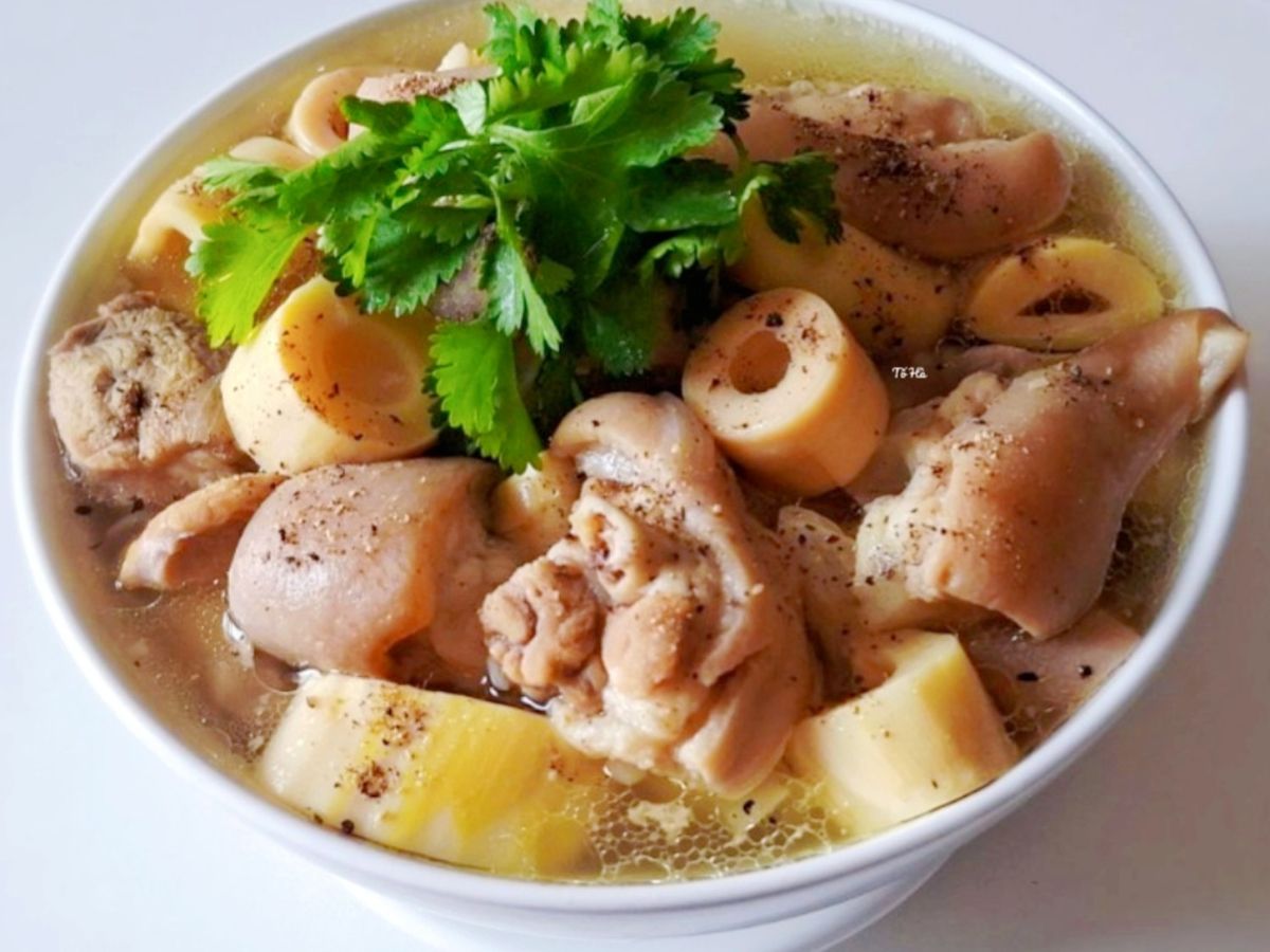 GIÒ HEO hầm măng tươi