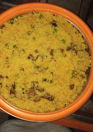 A picture of Couscous Jallof.