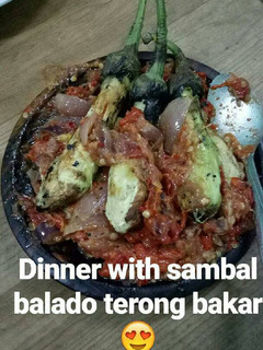 Foto resep Sambal balado terong bakar
