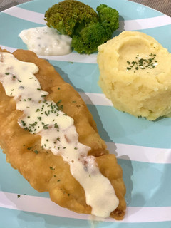 Foto resep Fish And Chips (Lemon Butter Sauce)
