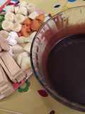 Fondue de chocolate express