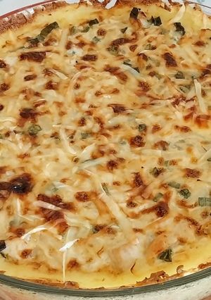 Una foto de Tarta de pollo sin gluten