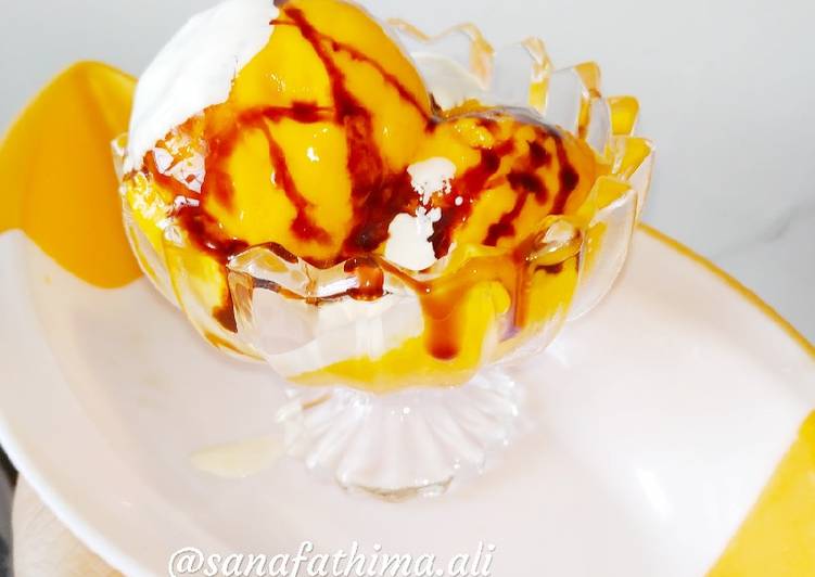 Mango ice cream