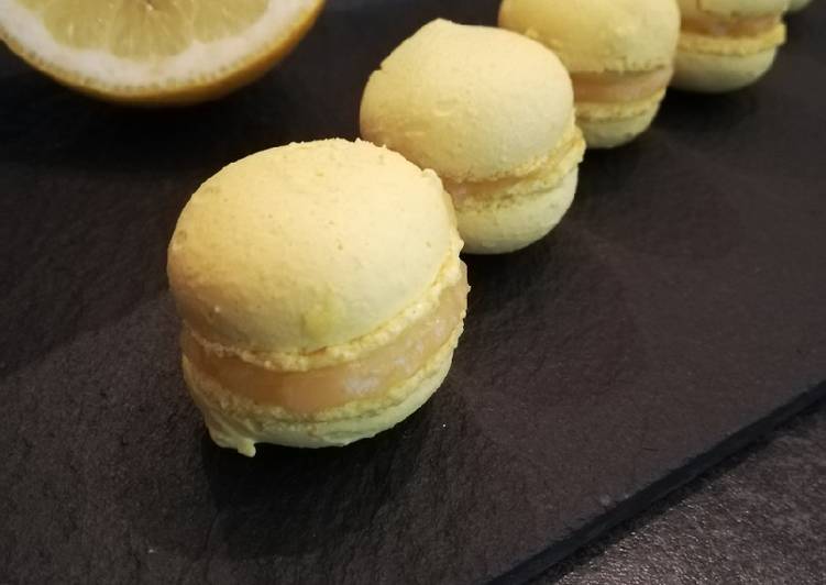 Recette: Macarons au lemon curd