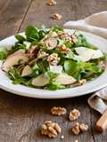 🌱 Salad Táo, Rau Diếp Cừu & Hạt Óc Chó Sốt Dầu Dấm