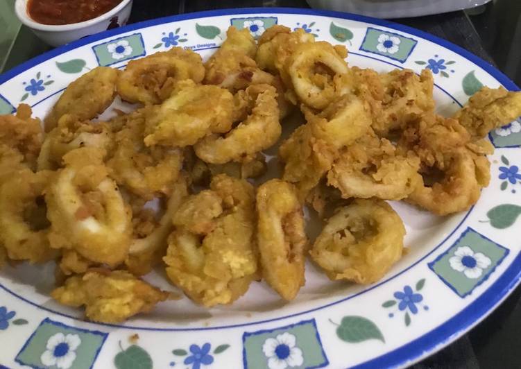 Cumi goreng tepung
