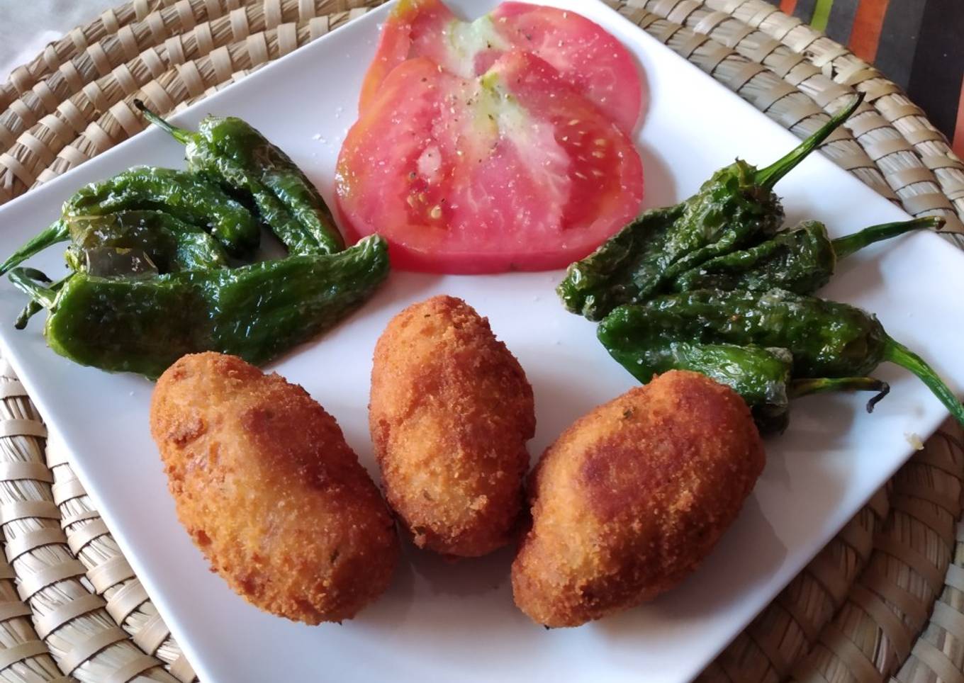 Croquetas de carne y champiñones