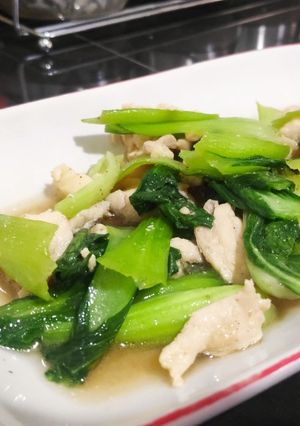 Foto resep Cah Sawi Ayam