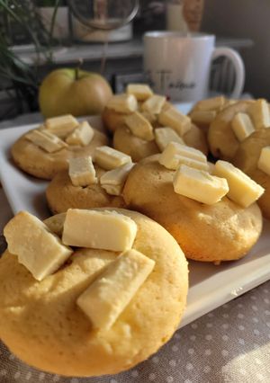 Une photo de Cookies au chocolat blanc