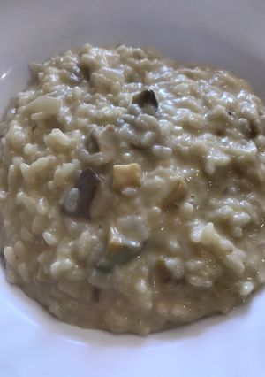 Una foto de Risotto de boletus