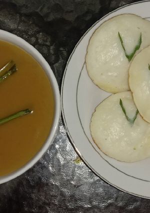 Foto resep Apem kuah gula merah