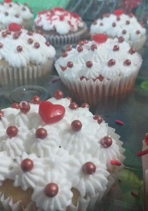 Una foto de Cupcakes de vainilla