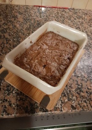 Una foto de Brownie de chocolate