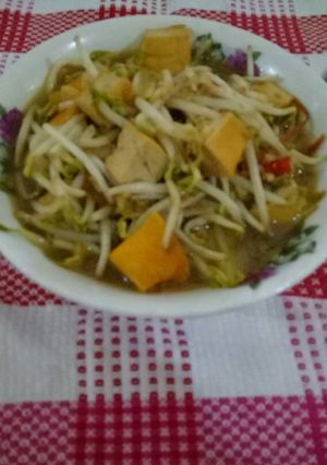 Foto resep Cah Tauge tahu kuning