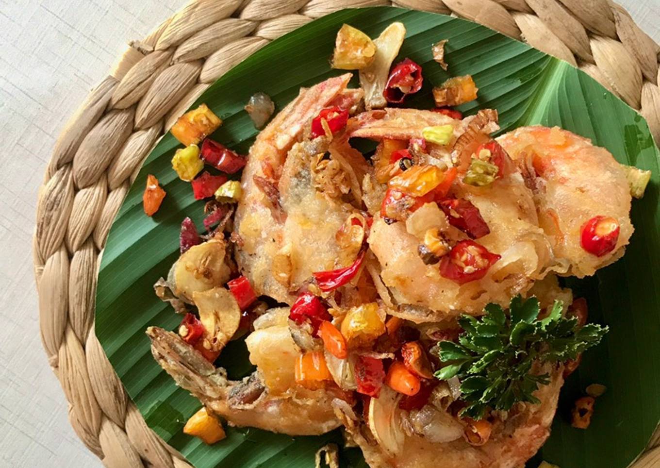 Resep Udang Goreng Cabe Garam, Sempurna