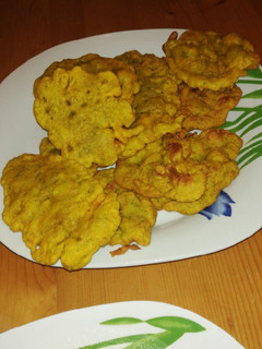 Una foto de Tortillitas de langostinos