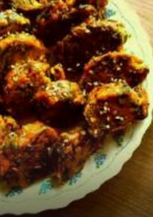 A picture of Dudhi methi na muthiya.