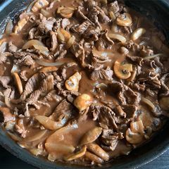 A picture of Hashed Beef.