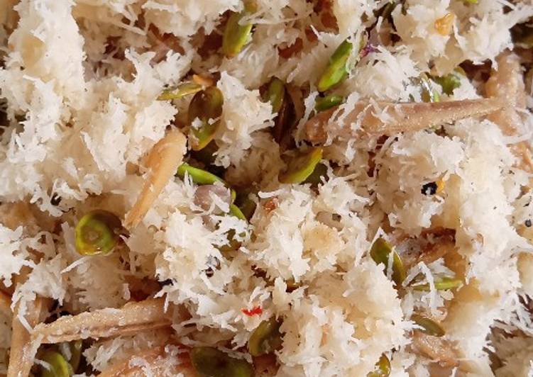 Botok teri tanpa kukus